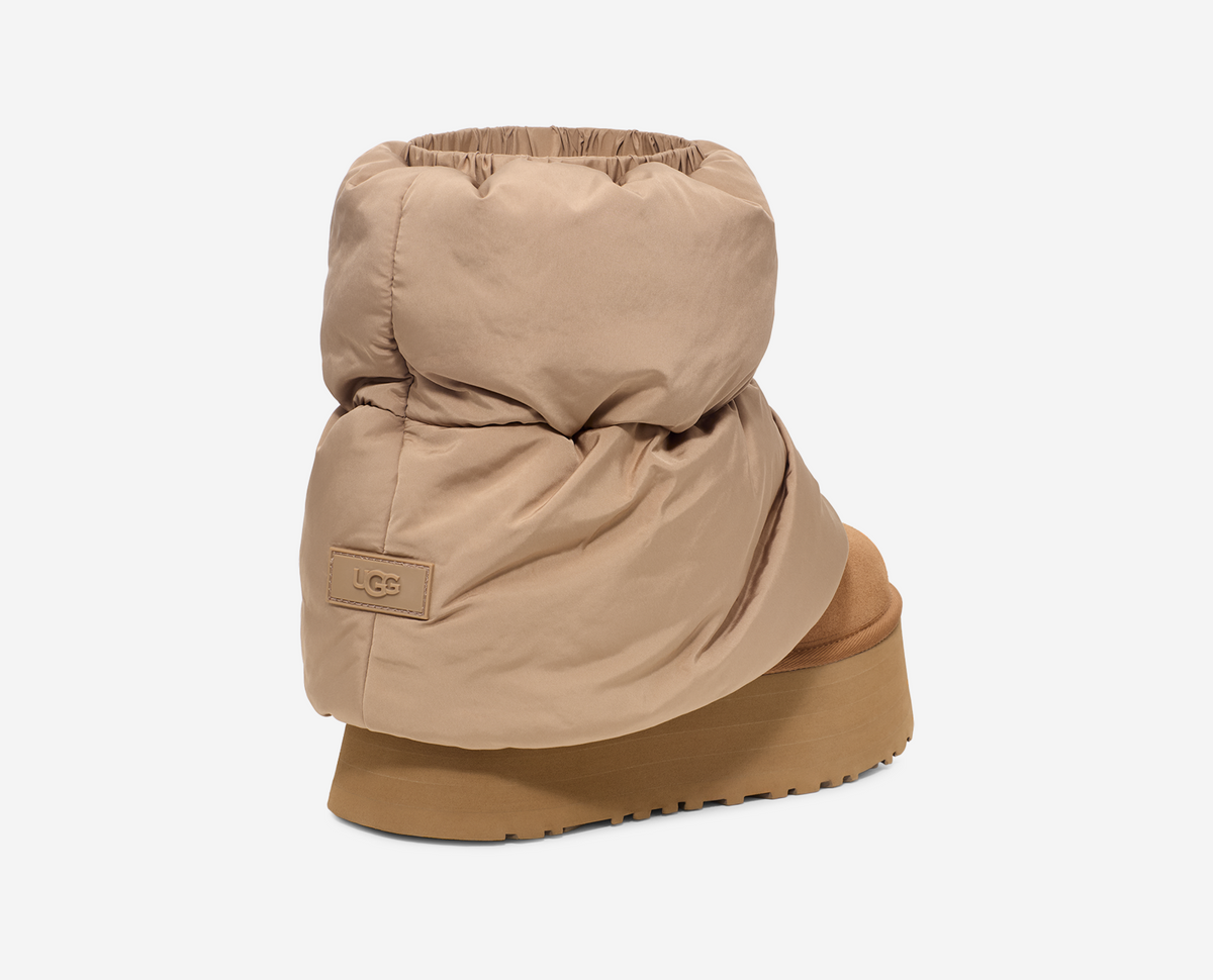 UGG Classic Mini Dipper Puffer Boot Amphora Chestnut (Women's)