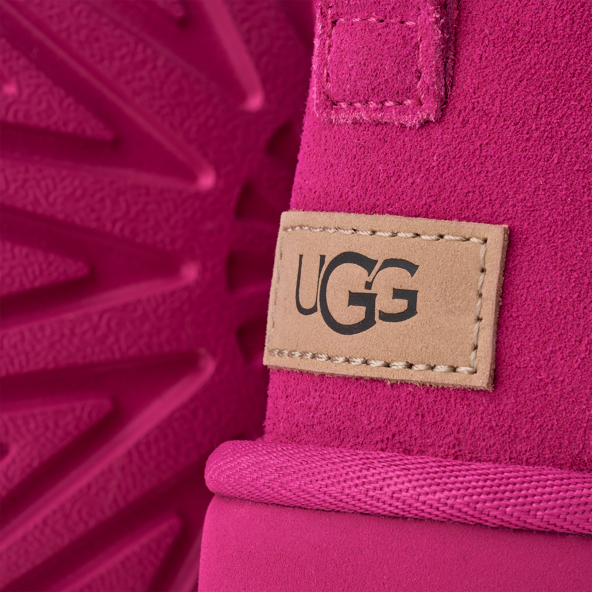 UGG Classic Ultra Mini Boot Dark Peony (Women's) | 1116109-DNY