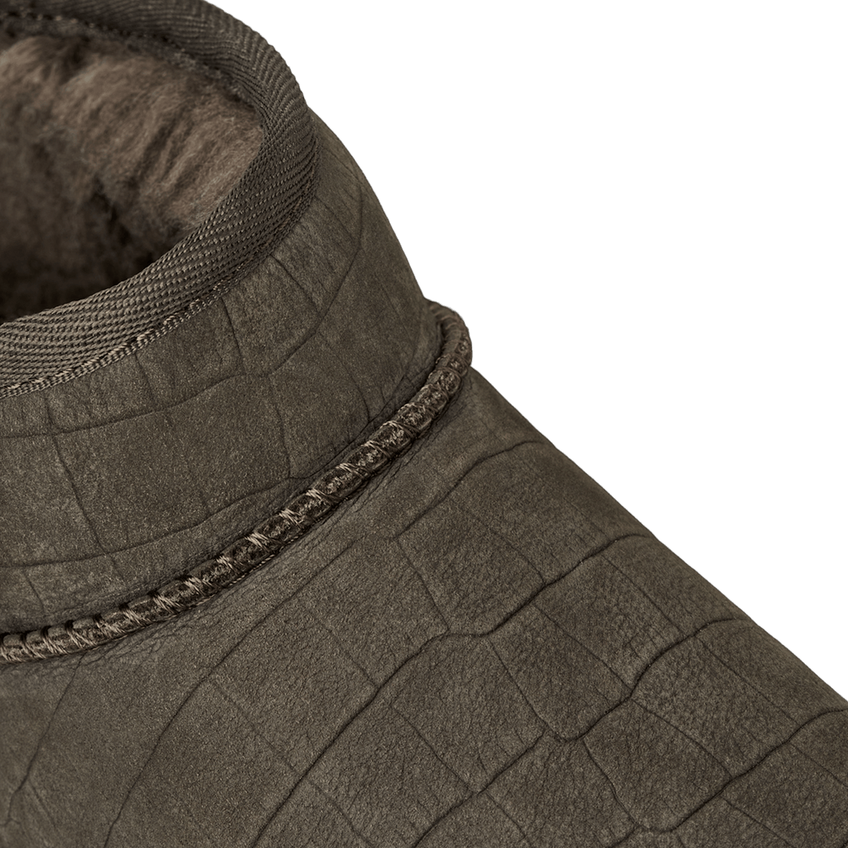 UGG Classic Ultra Mini Embossed Boot Dense Smoke