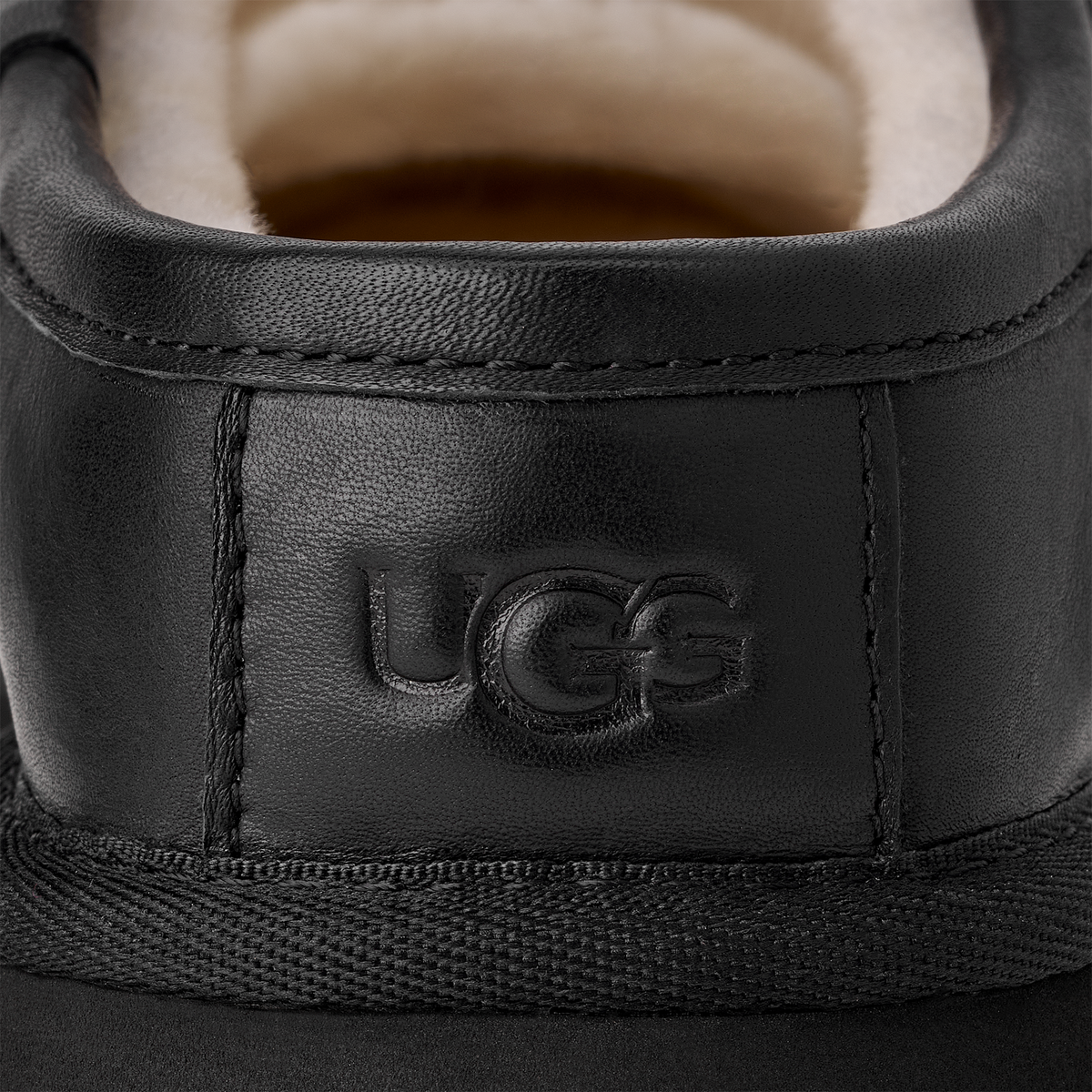 UGG Bea Mary Jane Leather Black (Women's) | 1172871-BLK