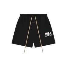 Fear of God Essentials FW24 NBA Sweatshort Black White Logo