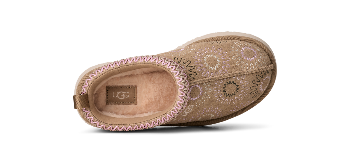 UGG Tazz Sun Stitch Slipper Mustard Seed (Kids)