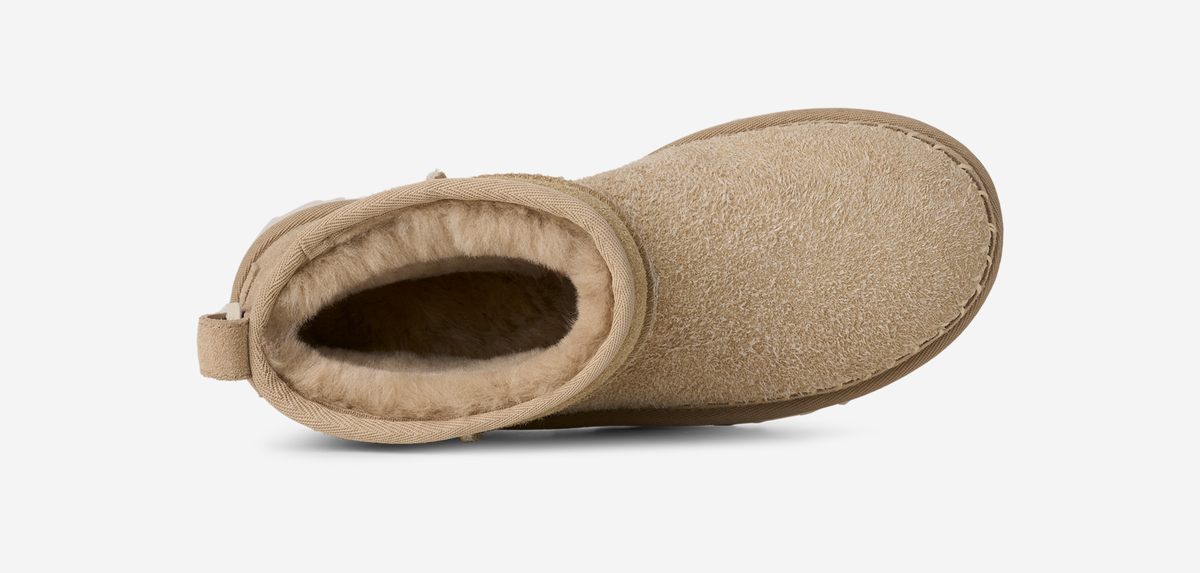 UGG Classic Ultra Mini Biarritz Boot Mustard Seed (Women's) | 1171538-MDSD