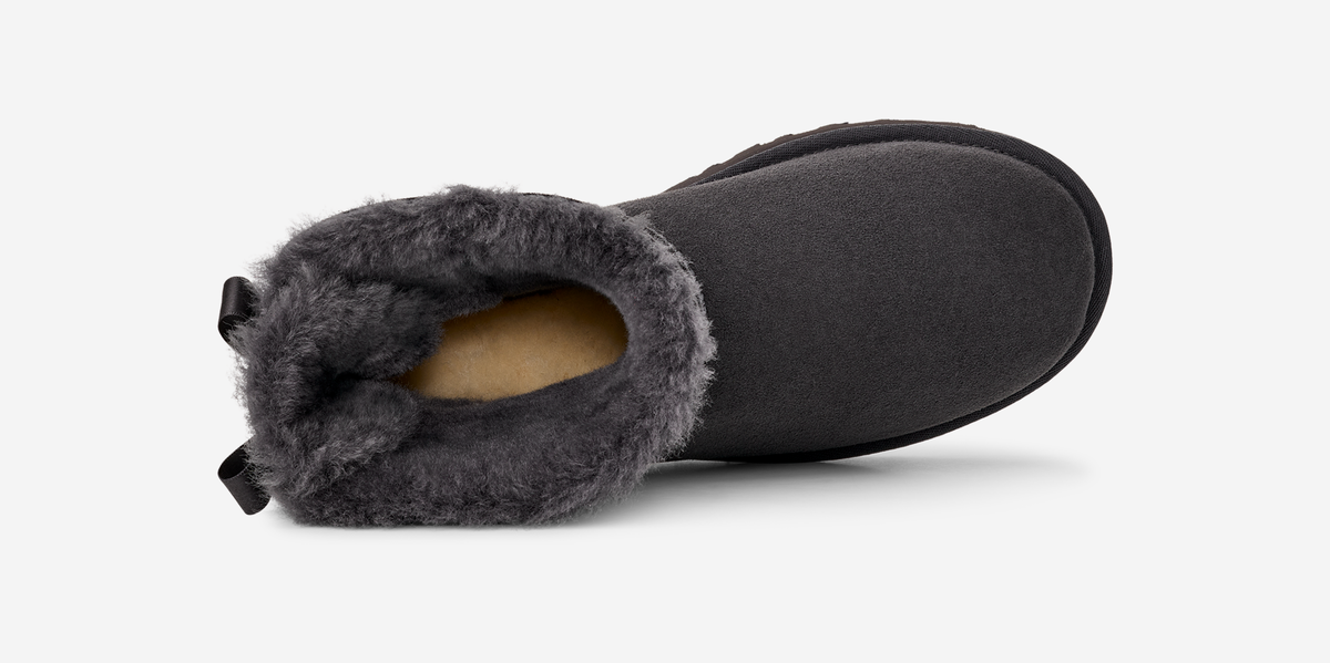 UGG Mini Bailey Bow II Obsidian (Women's) | 1016501-OBS