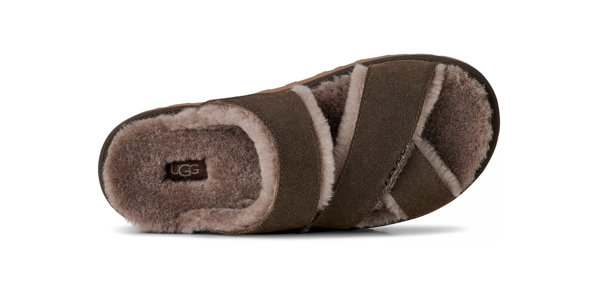 UGG Greenport Cross Strap Slide Dense Smoke (Women's)