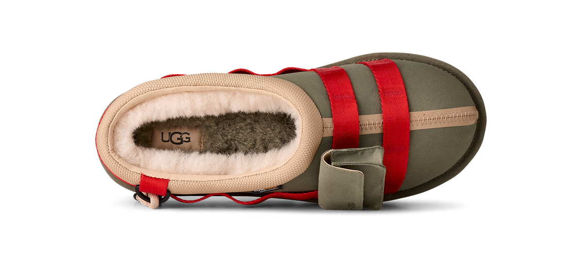 UGG Tasman Wildwood Slipper Burnt Olive Red Pepper