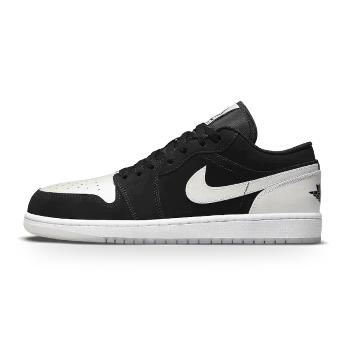 Air Jordan 1 Low Black White Diamond (DH6931-001)