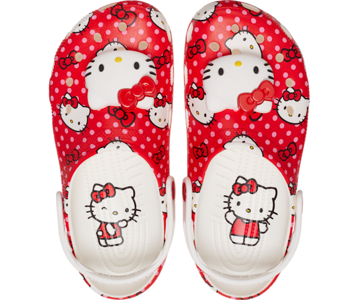 Crocs Classic Clog Hello Kitty Red Polka Dots