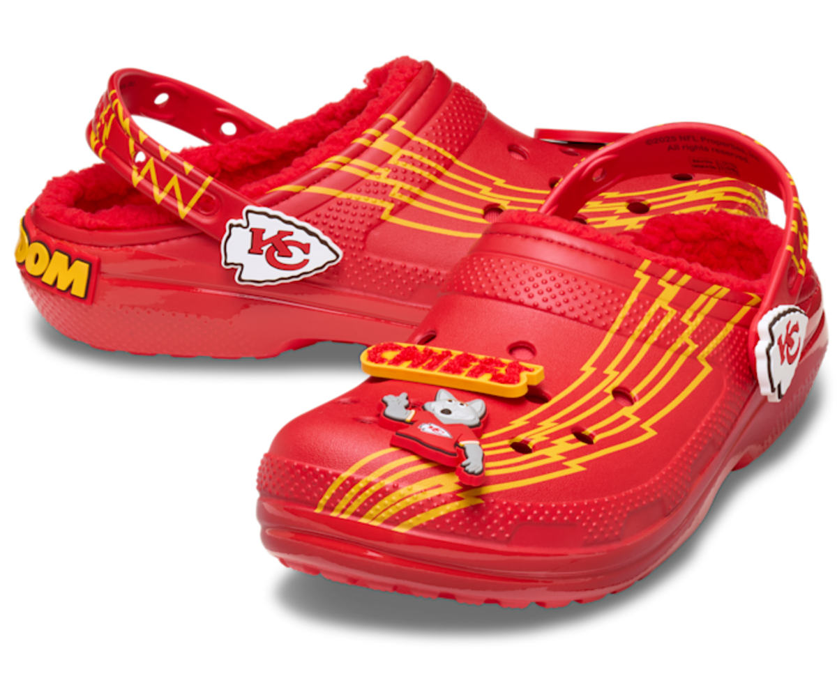 Crocs Classic Lined Clog NFL Kansas City Chiefs