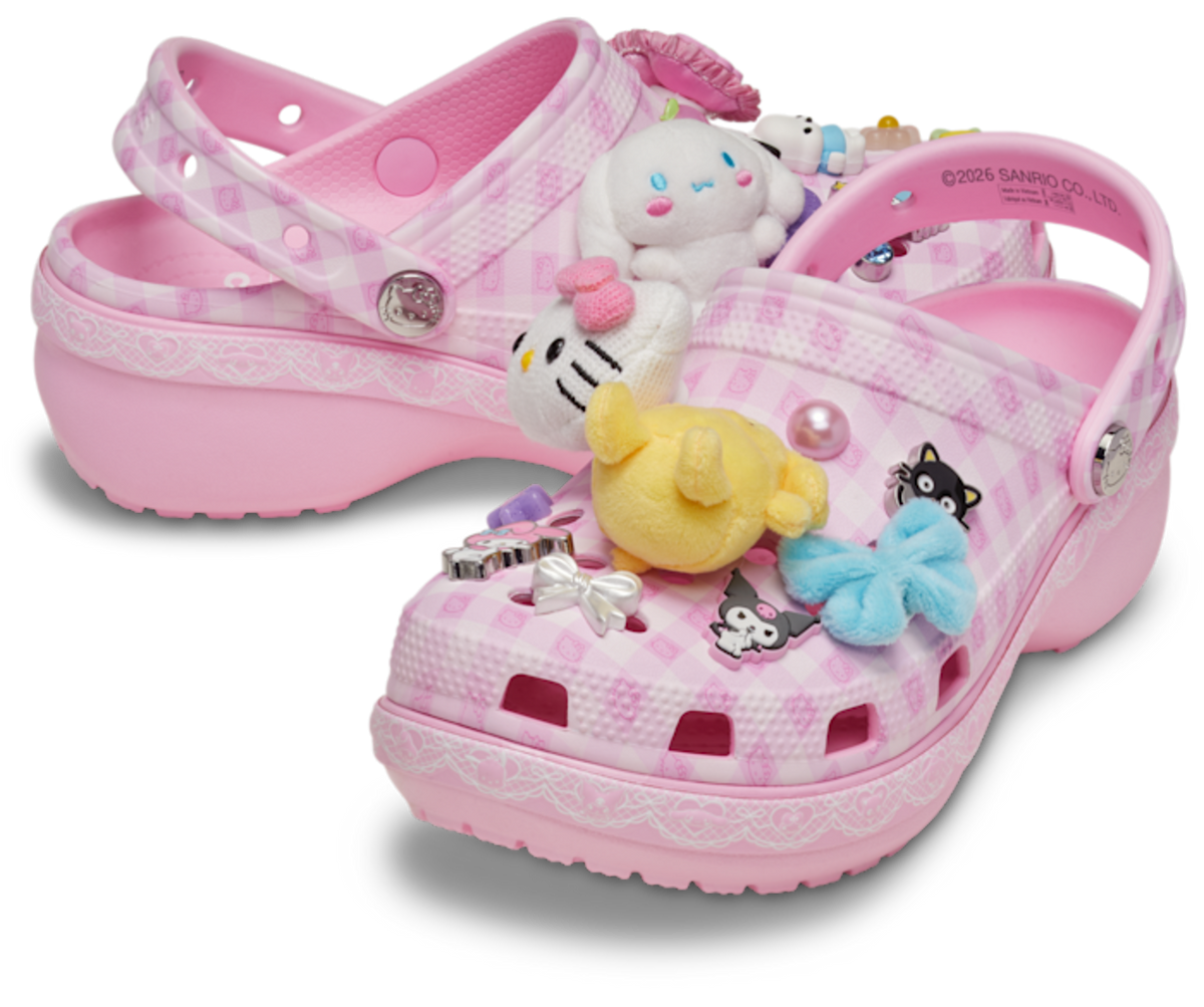 Crocs Classic Platform Clog Hello Kitty and Friends (Women's)