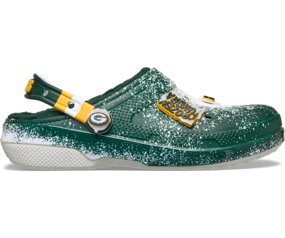 Crocs Classic Lined Clog NFL Green Bay Packers