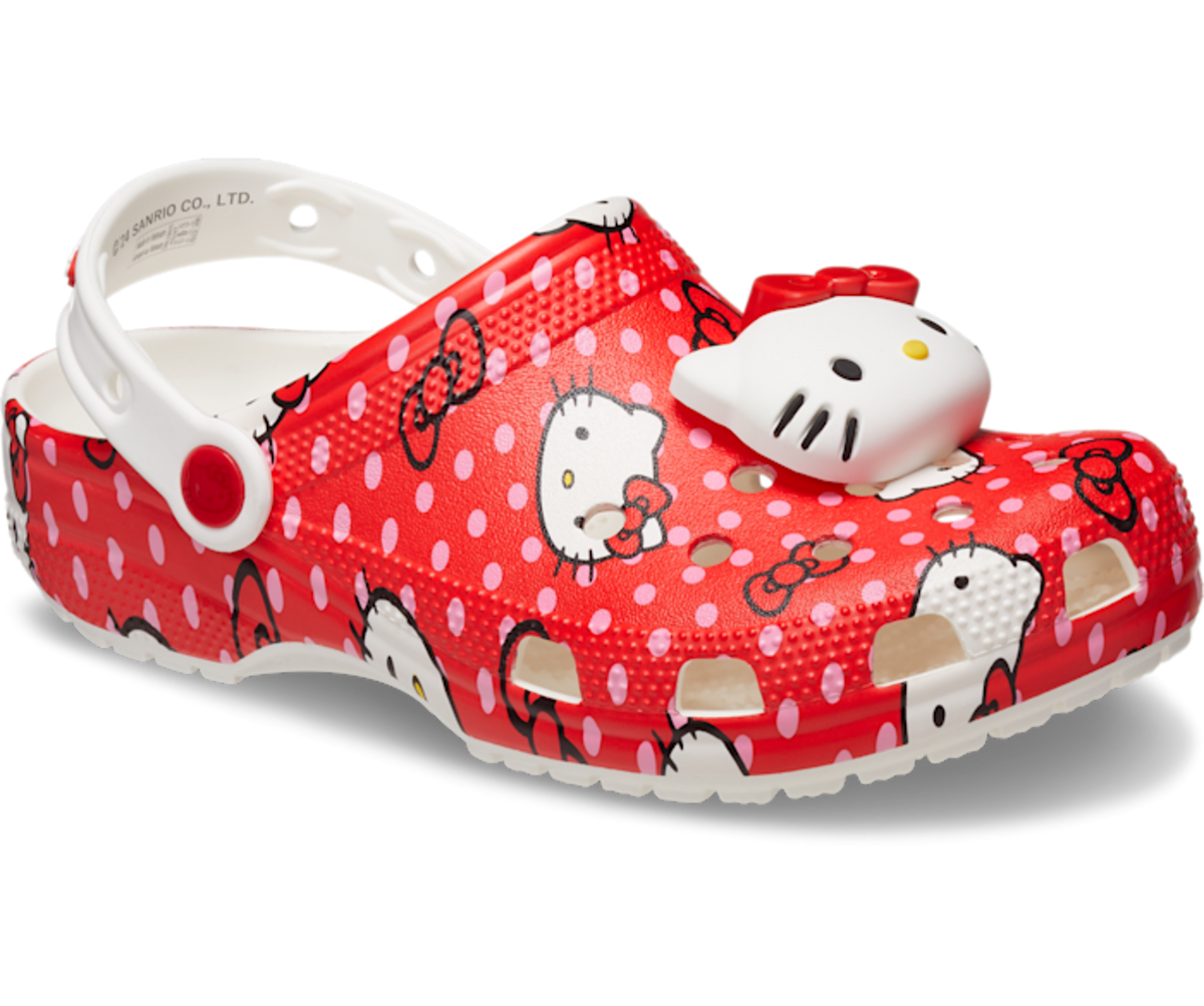 Crocs Classic Clog Hello Kitty Red Polka Dots