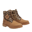 Timberland 6" Premium Boot Leopard Print Beige Nubuck (Women's)