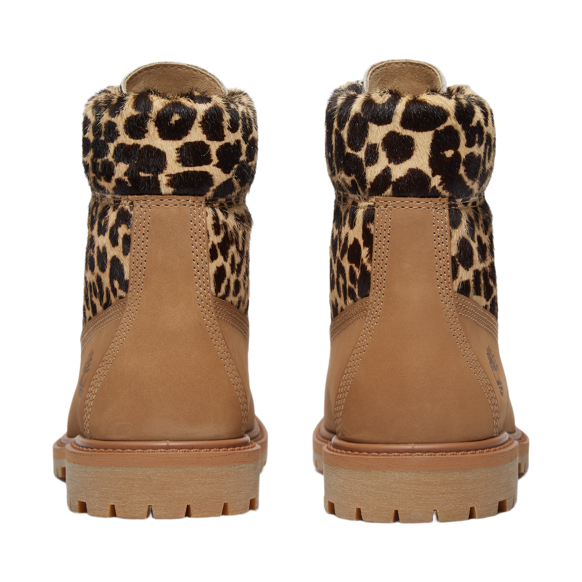 Timberland 6" Premium Boot Leopard Print Beige Nubuck (Women's)