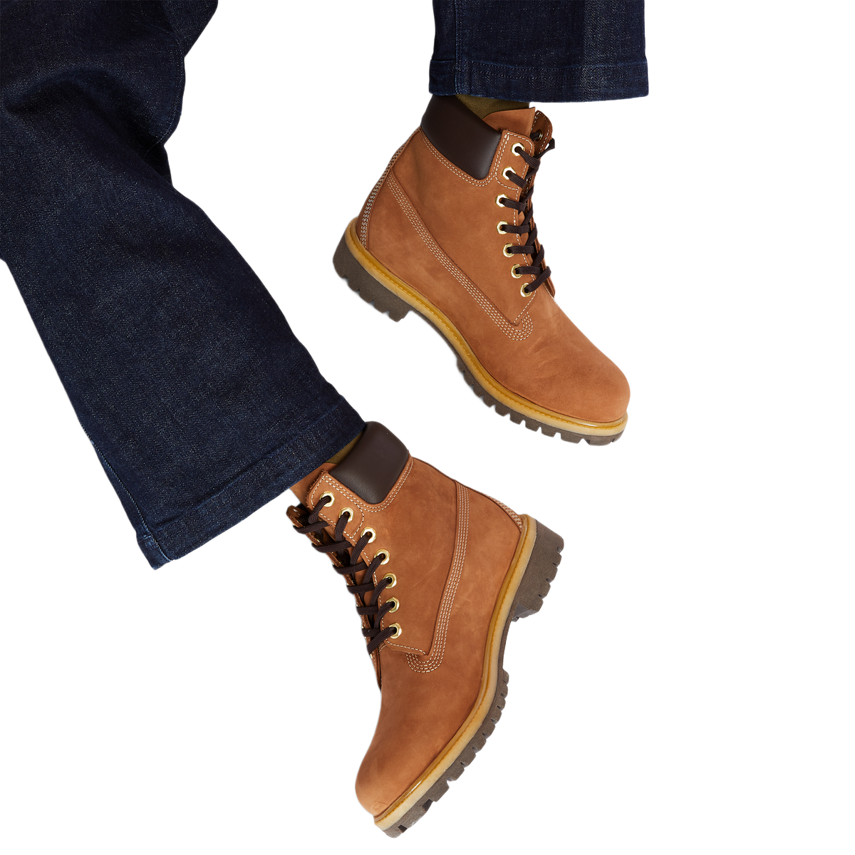 Timberland 6" Premium Waterproof Boot Rust Nubuck