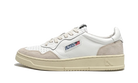 AUTRY Medalist Low Leather White Beige Suede