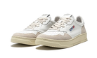 AUTRY Medalist Low Leather White Beige Suede
