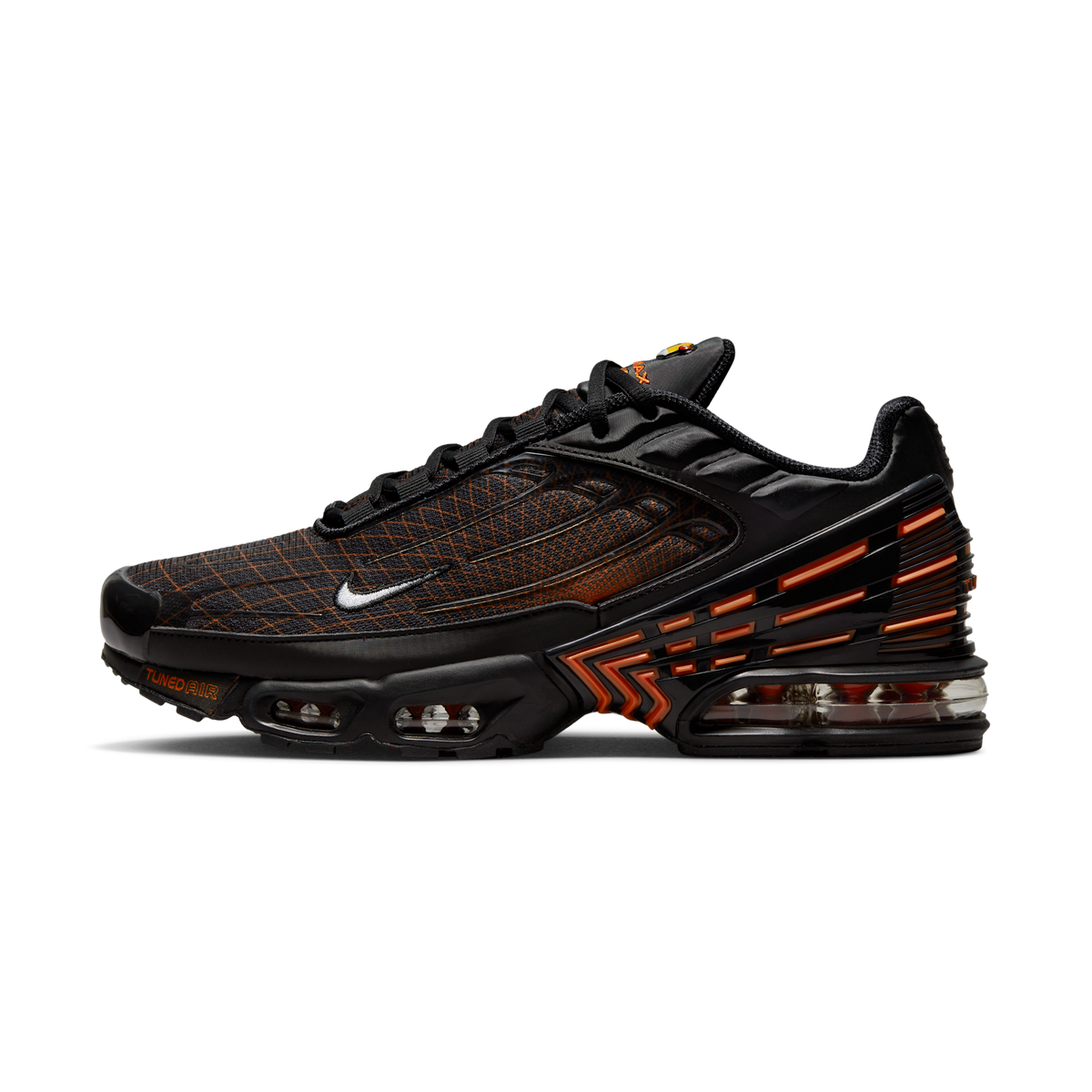 Nike Air Max Plus 3 Black Orange Spirograph | FB3352-001
