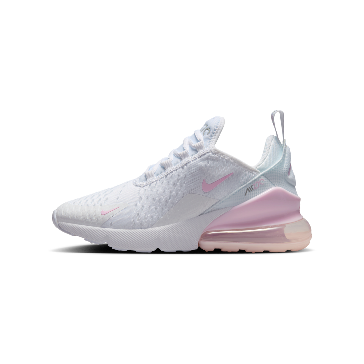 Nike Air Max 270 White Light Smoke Grey Pink Foam (GS)