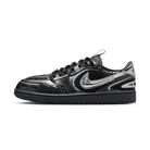Jordan 1 Low Method of Make V3 Black Metallic Silver (Women's)