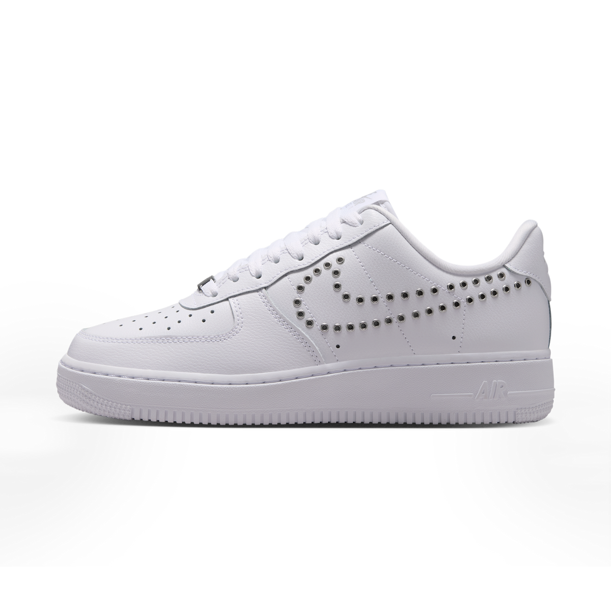 Nike Air Force 1 Low '07 LV8 Triple White Metallic Silver (Women's)
