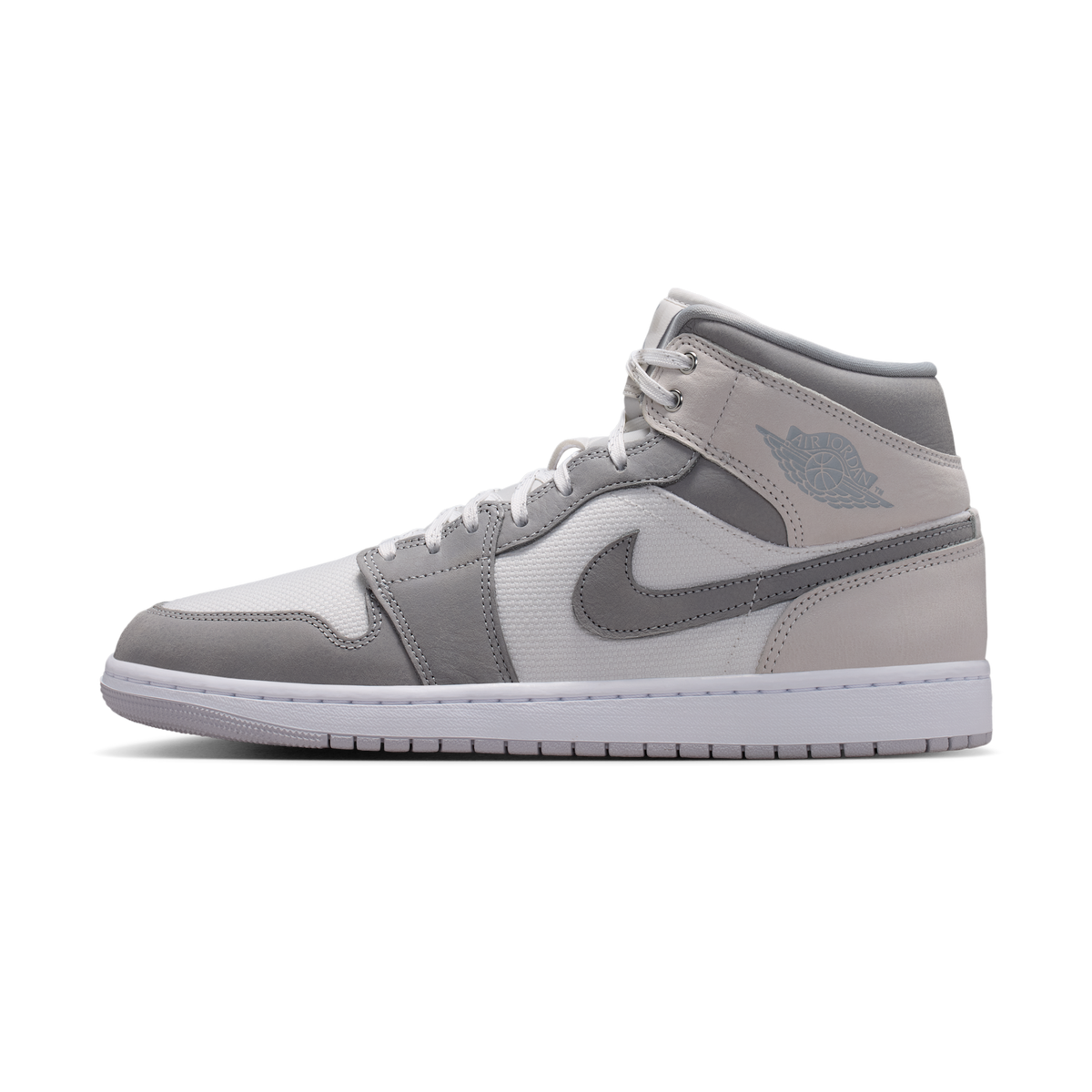 Jordan 1 Mid SE White Phantom Sail Light Smoke Grey