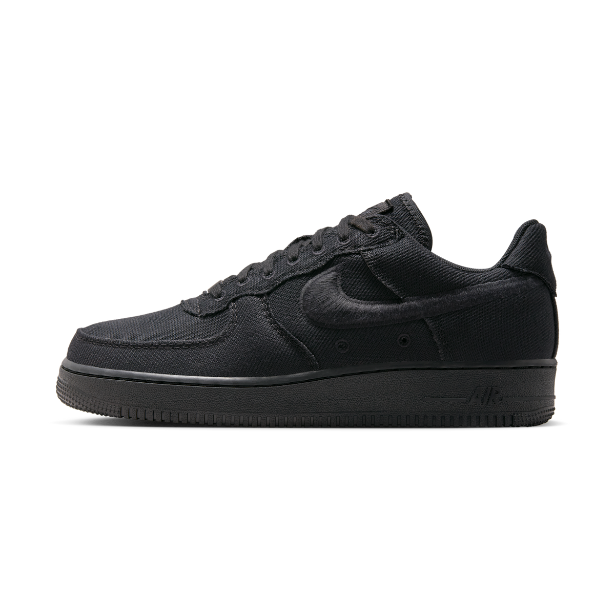 Nike Air Force 1 Low Triple Black Canvas