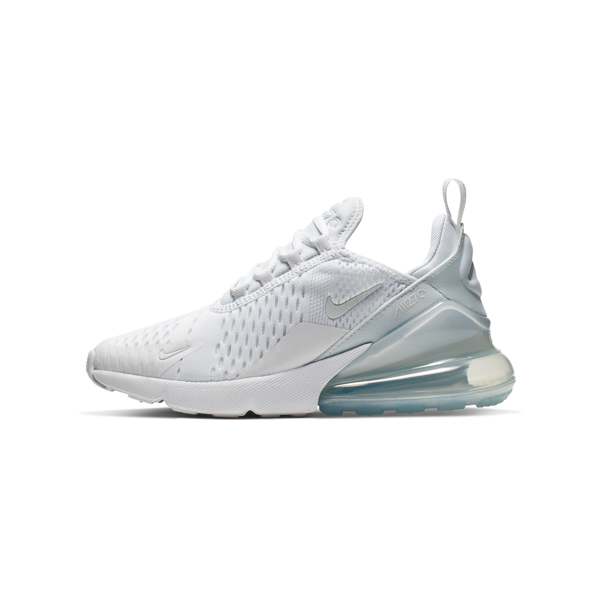 Nike Air Max 270 White Metallic Silver (GS)