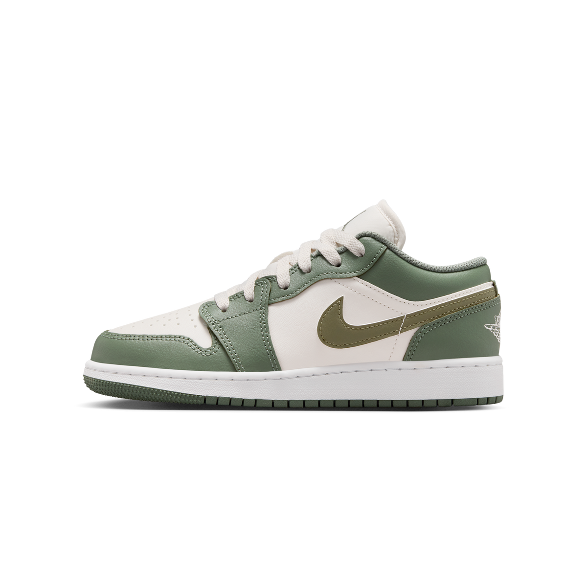Jordan 1 Low Vintage Lichen White Medium Olive (GS)