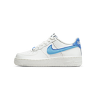 Nike Air Force 1 Low 82 Double Swoosh White Medium Blue (GS)