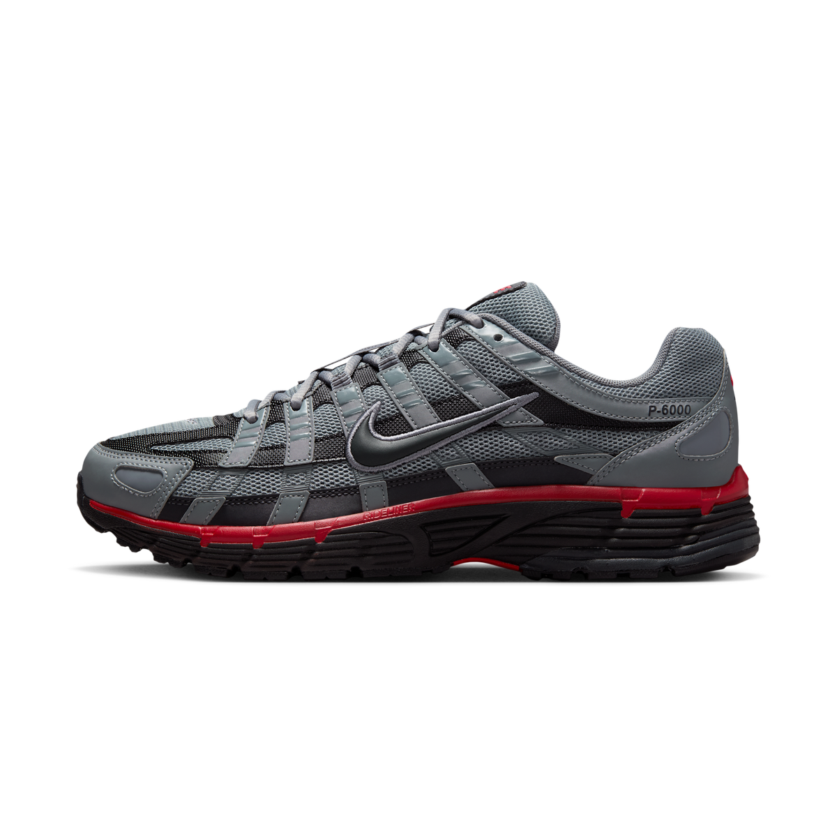 Nike P-6000 Cool Grey University Red