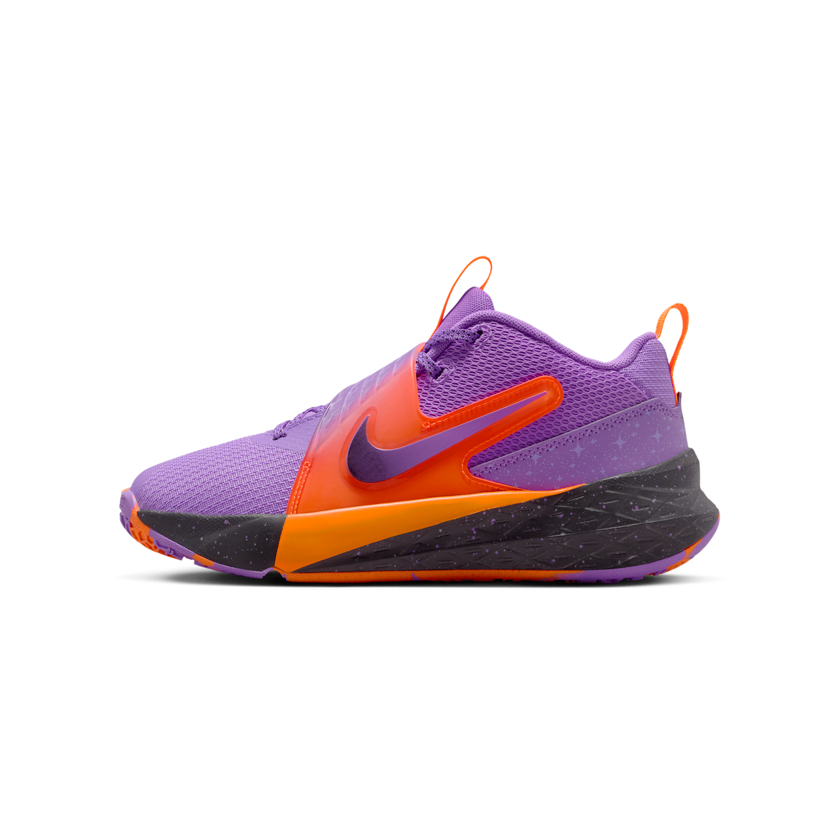 Nike Team Hustle D 12 Bright Violet Total Orange (GS)
