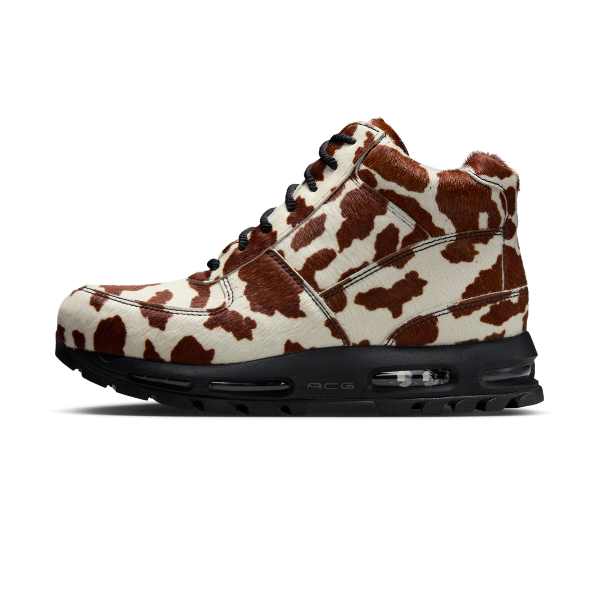 Nike Air Max Goadome Sail Cacao Wow Cow Print Pony Hair | IO4635-100