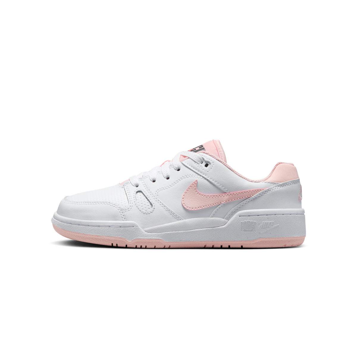 Nike Full Force Low White Bright Mango Black Echo Pink (GS)