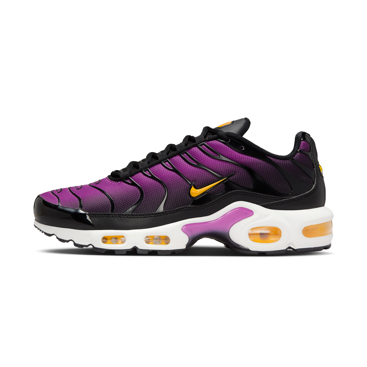 Nike Air Max Plus Black Laser Orange White Hyper Violet (Women's) | DZ3670-005