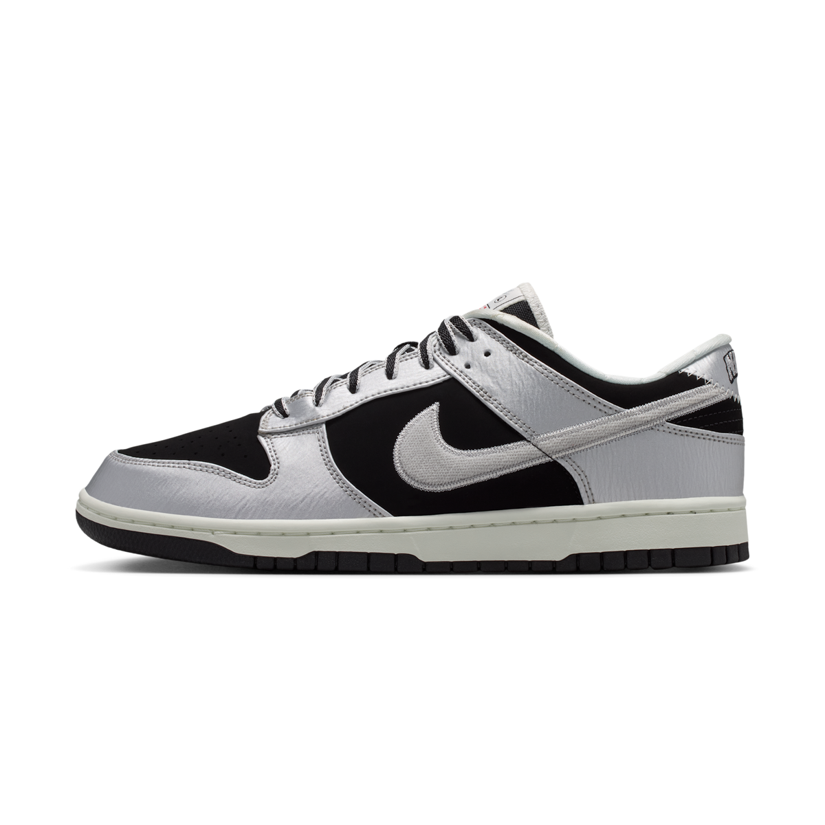 Nike Dunk Low Retro Starter Jacket Metallic Silver Black