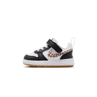 Nike Court Borough Low Black White Leopard Swoosh (TD)