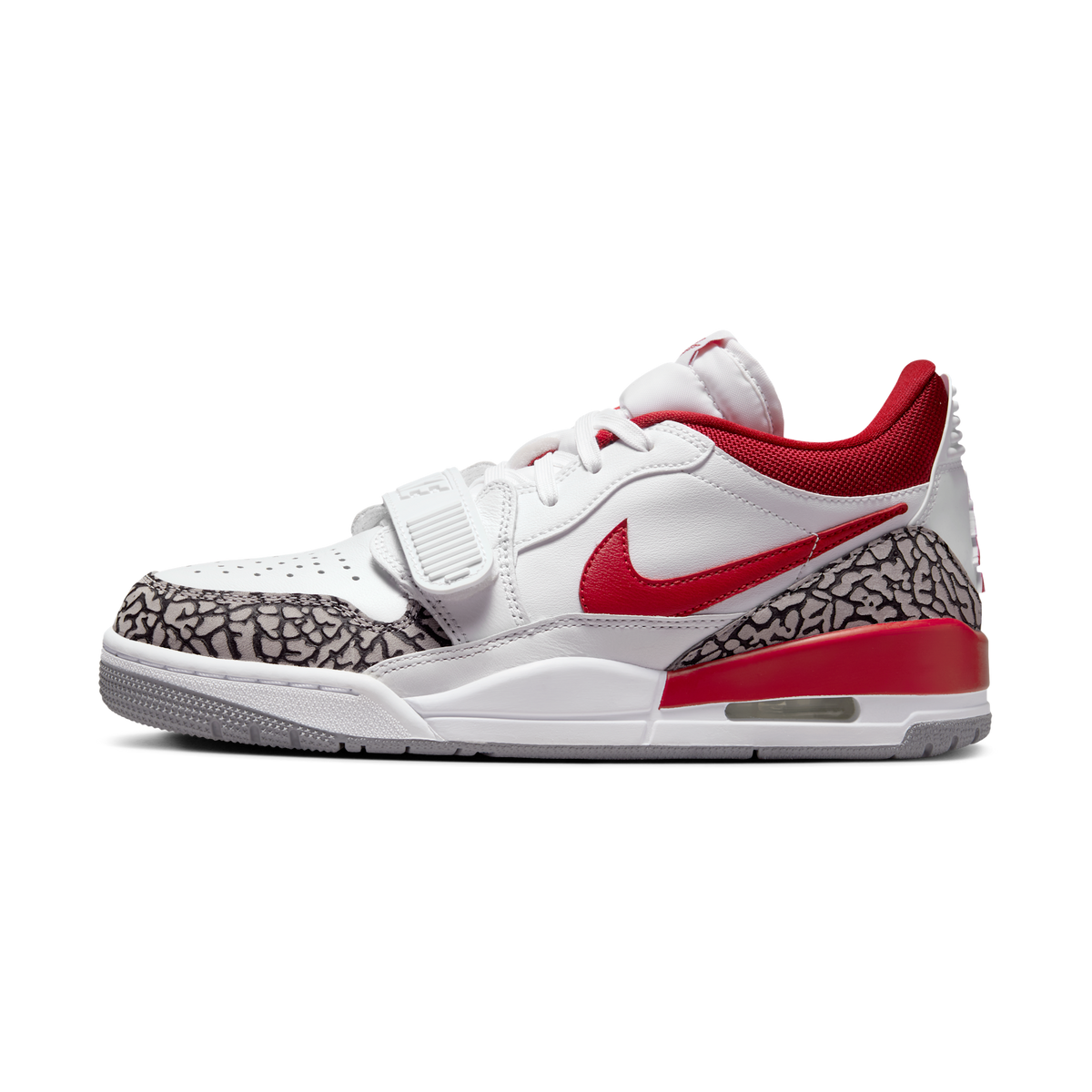 Jordan Legacy 312 Low White Cement Gym Red (Women's)