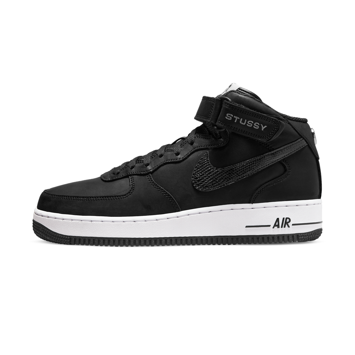 Nike Air Force 1 Mid Stussy Black White
