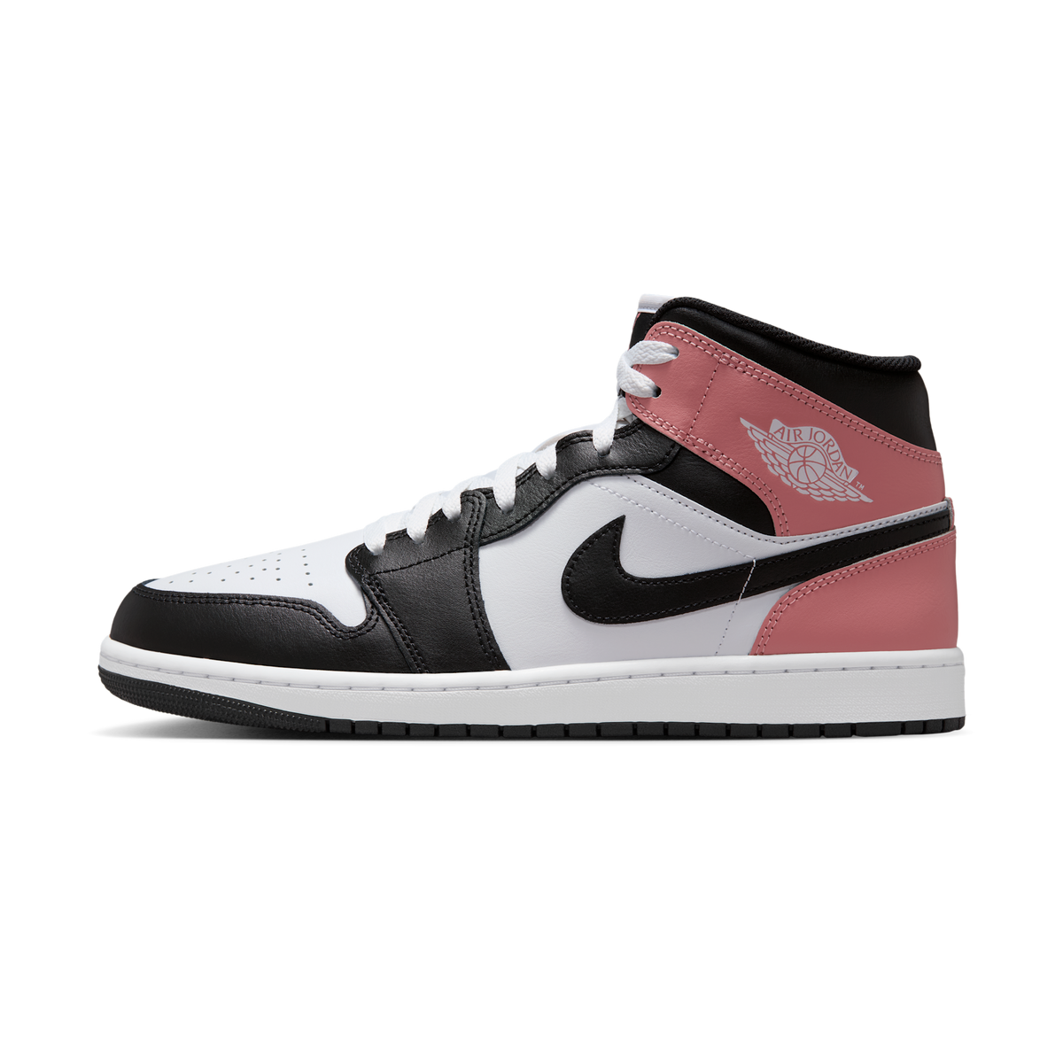 Jordan 1 Mid White Rust Pink Black