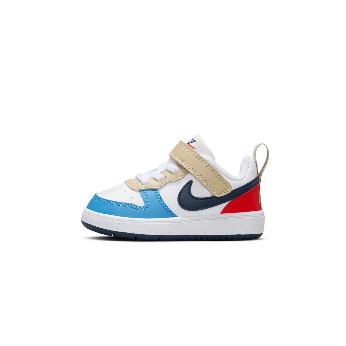 Nike Court Borough Low Recraft White Thunder Blue Light Crimson (TD)