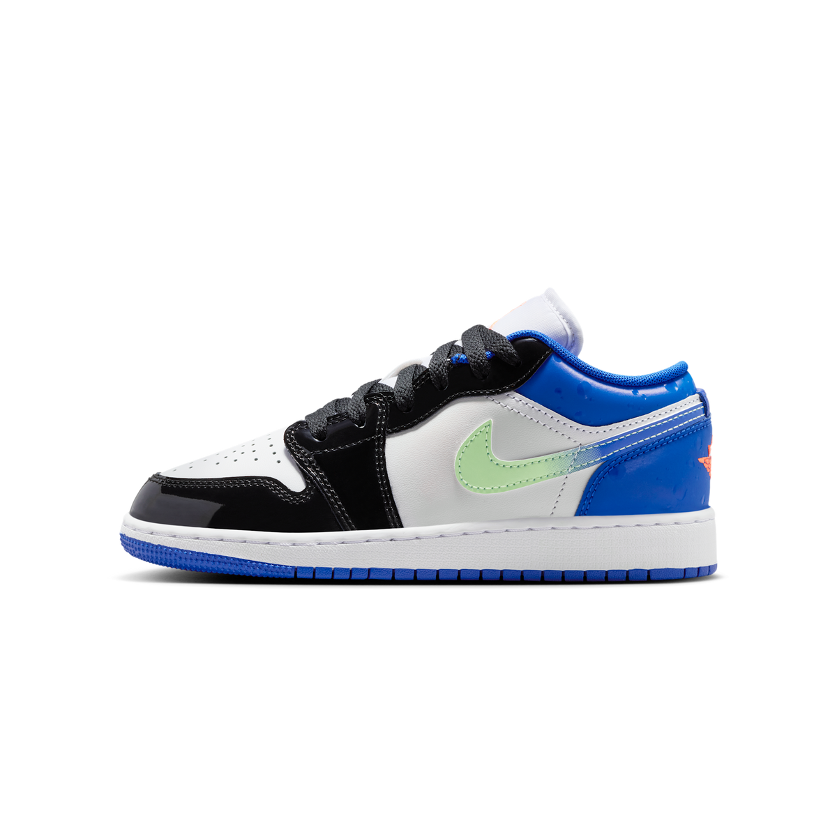 Jordan 1 Low SE Game Royal Black Bright Mango (GS)