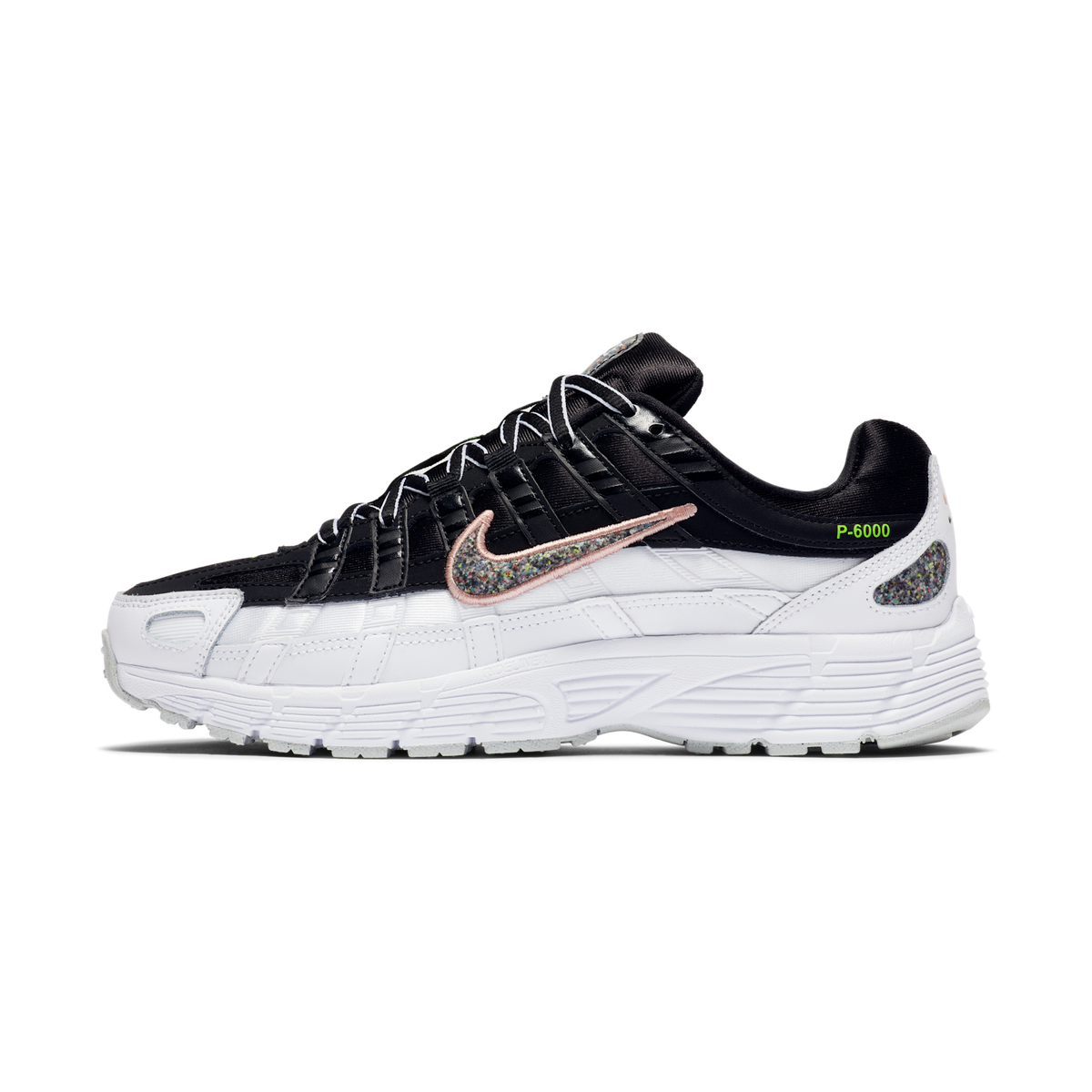 Nike P-6000 SE Black Multi-Color White (Women's)