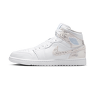 Jordan 1 Mid SE Distressed White Field Silver