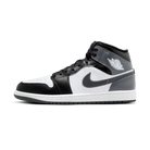 Jordan 1 Mid Black White Iron Grey