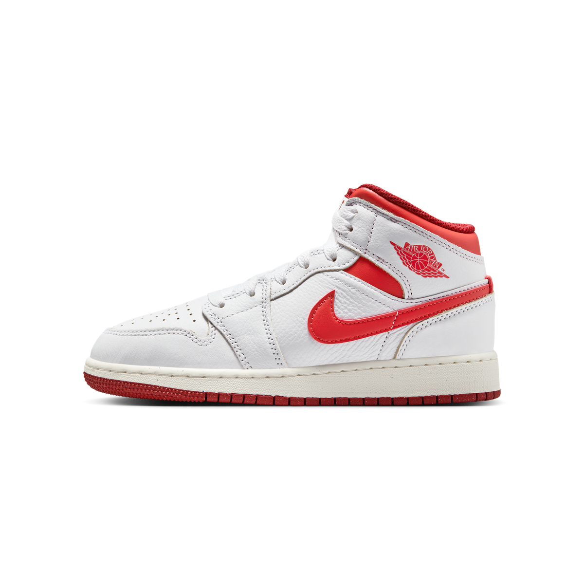 Jordan 1 Mid SE White Dune Red (GS)