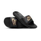 Nike Victori One Slide Black Metallic Gold | CN9675-006