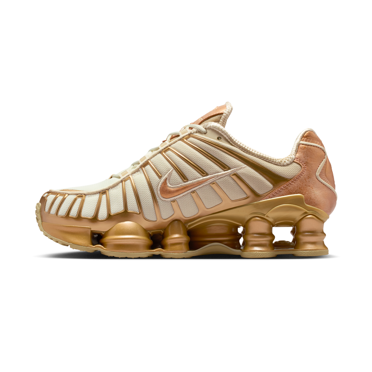 Nike Shox TL Coconut Milk Metallic Gold Copper (Women's) | IM7189-113