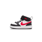 Nike Court Borough Mid 2 White Black University Red (TD)