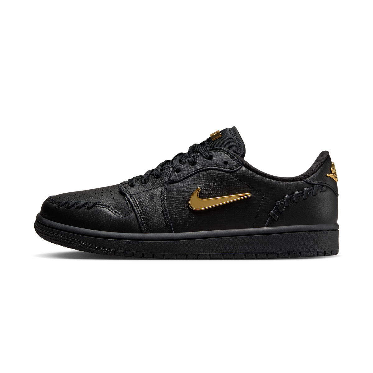 Jordan 1 Low Method of Make Black Metallic Gold (Women's)